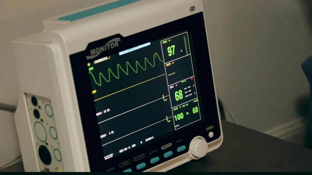 شاشة مراقبة المريض