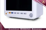 لوحة تحكم جهاز مونيتور Yonker YK-8000B لمراقبة المرضى بدقة بشاشة 12.1 بوصة TFT، تصميم أبيض محمول.