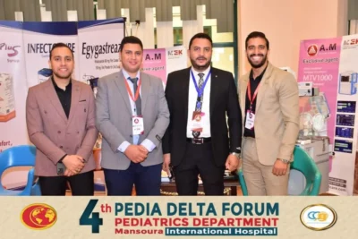 مؤتمر-قسم-عناية-الأطفال-المستشفى-الدولي-المنصورة-2023-القاعة-طاقم-الشركة