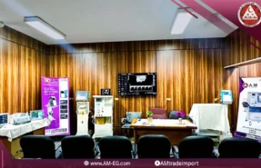 عرض أجهزة طبية من A.M للتجارة والاستيراد في ورشة عمل بمستشفى سوهاج الجامعي